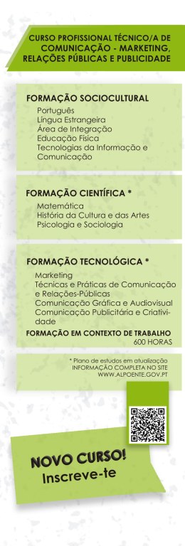Curso Profissional de Comunicação - Marketing, Relações Públicas e Publicidade
